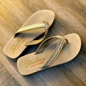 Skechers Yoga Foam Bejeweled Sandals